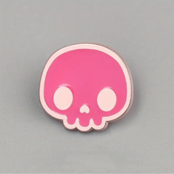 3/$15 Cute Skull Enamel Pin Brooch - Picture 4 of 6